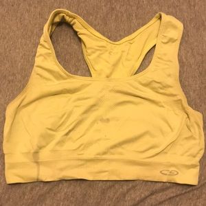 Neon Yellow Sports Bra